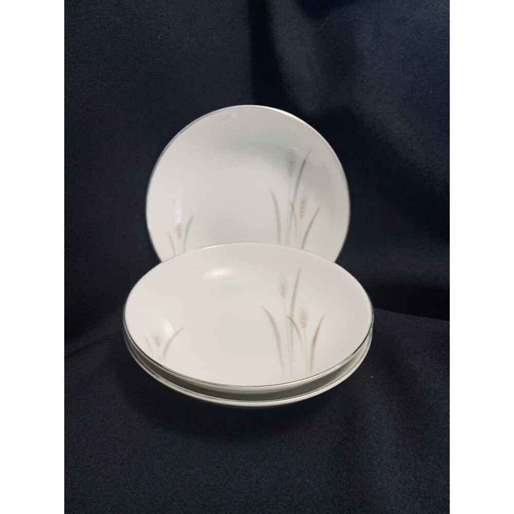 Platinum Wheat Fine China of Japan Small Dessert Bowl 5-1/2"(3) Max Schonfeld